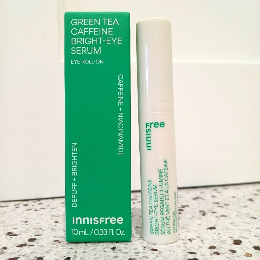 InnIsFree Green Tea Caffeine Bright Eye Serum - Eye Roll-on